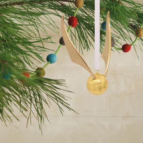 Harry Potter Premium Metal Golden Snitch Hanging Ornament Extra Image 2